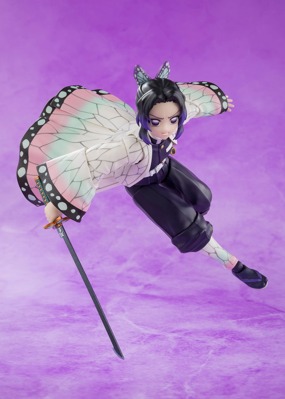 Tamashii Nations Shinobu Kocho articulation range enables expressive poses