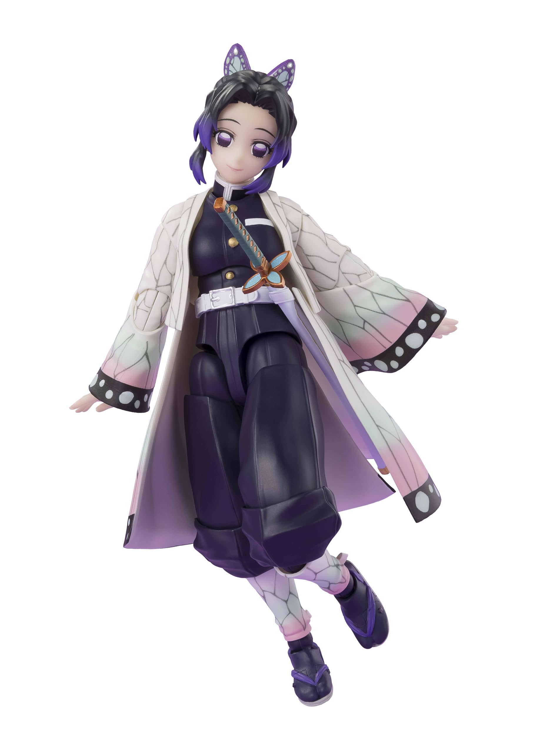 Tamashii Nations Shinobu Kocho figure front view for dynamic display