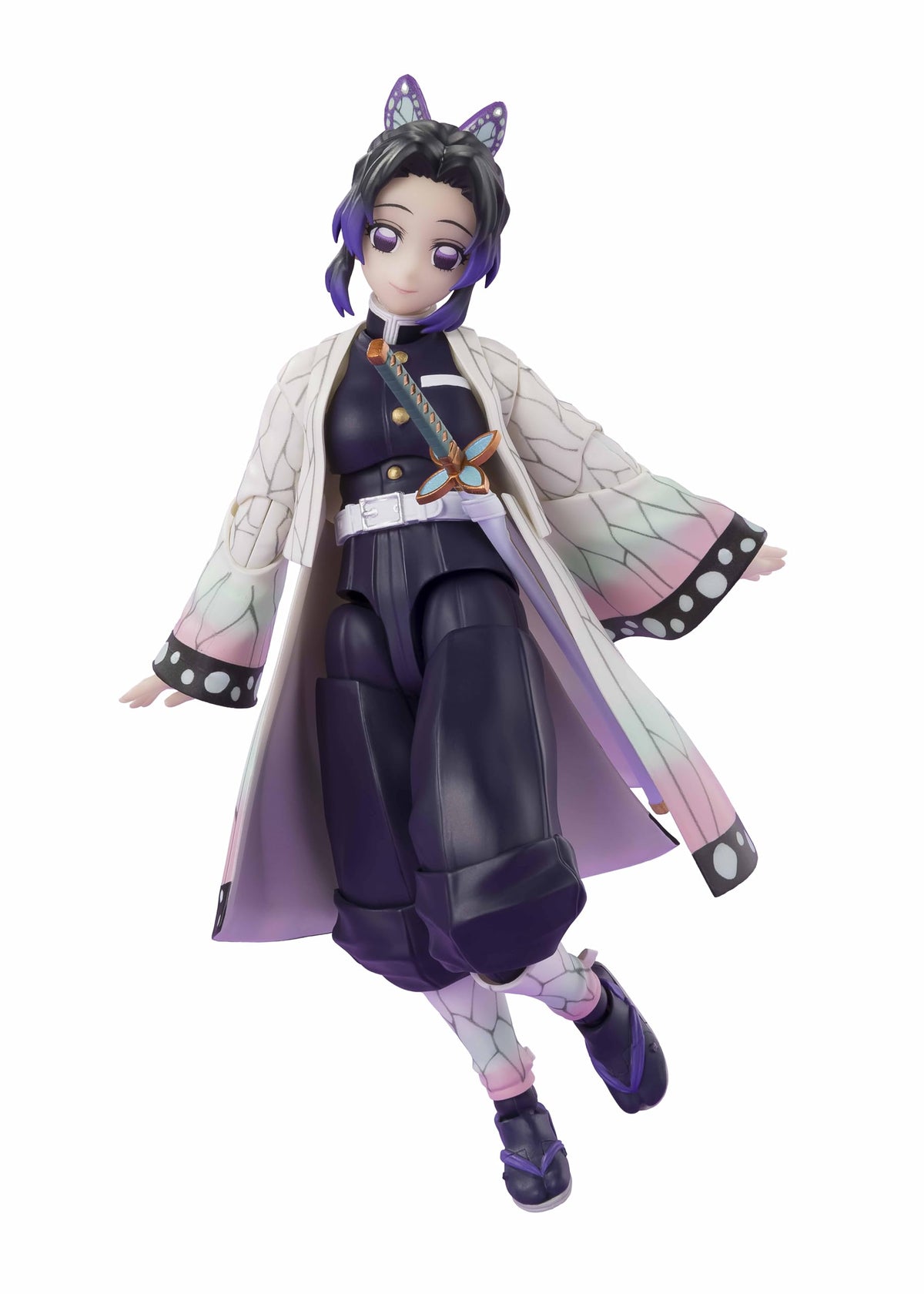 Tamashii Nations Shinobu Kocho figure front view for dynamic display