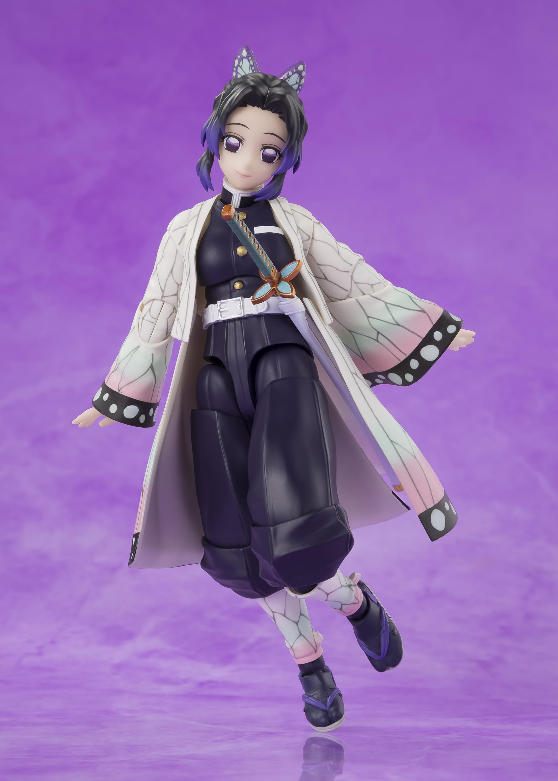 Tamashii Nations Shinobu Kocho haori pattern detail for authentic look