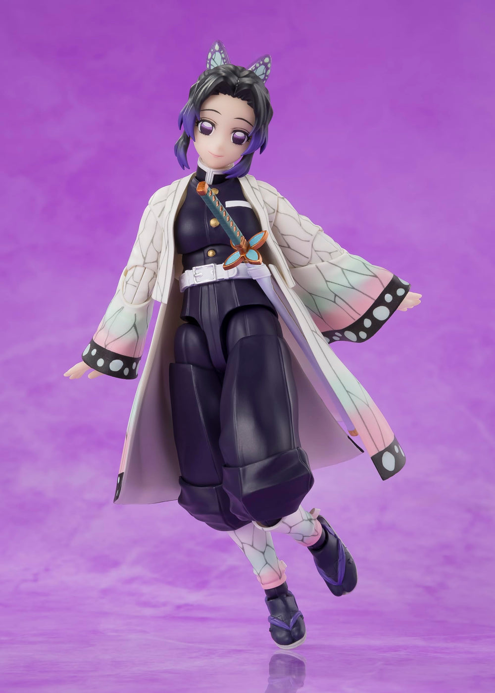 Tamashii Nations Shinobu Kocho haori pattern detail for authentic look