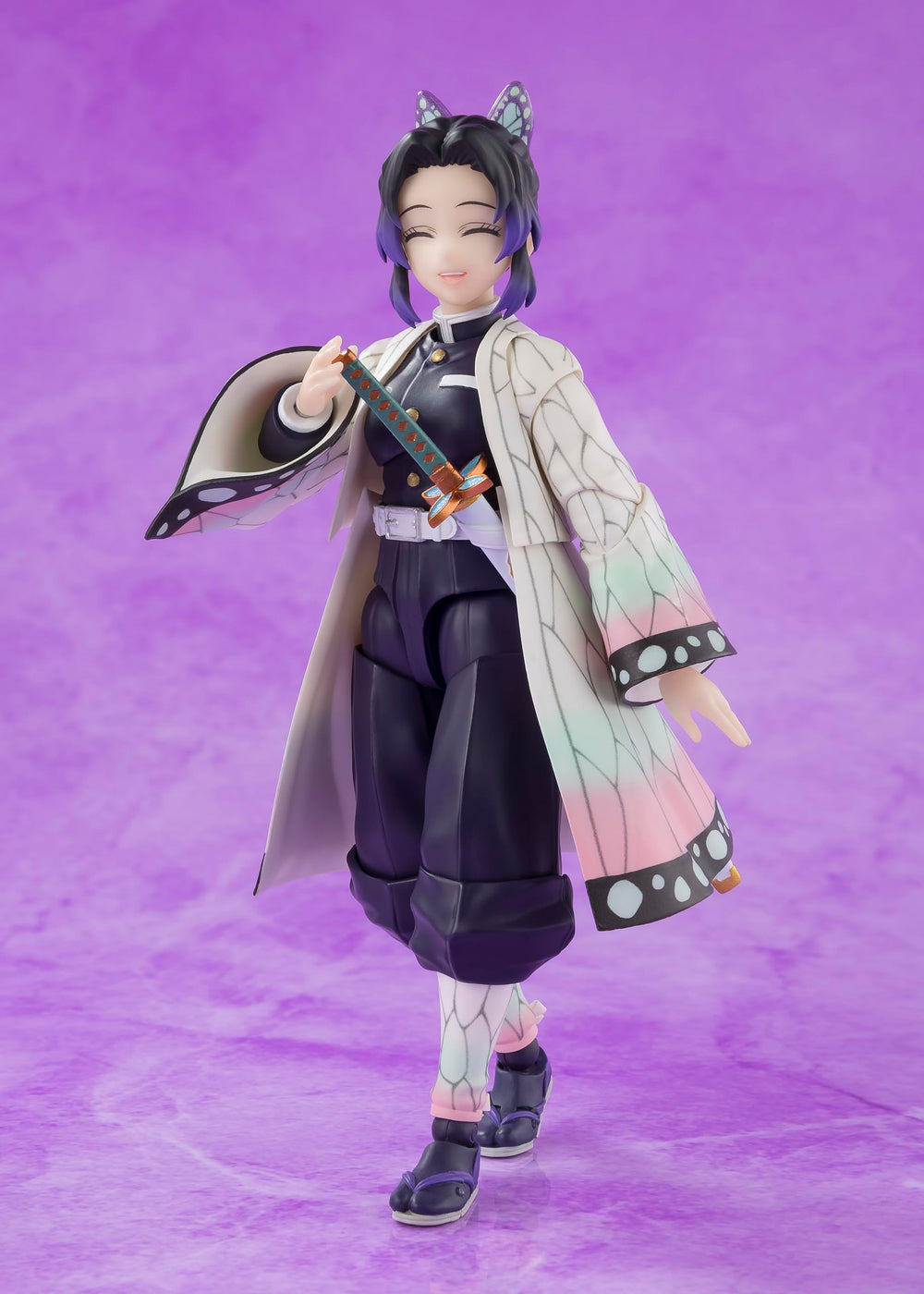 Tamashii Nations Shinobu Kocho interchangeable hands offer versatile posing