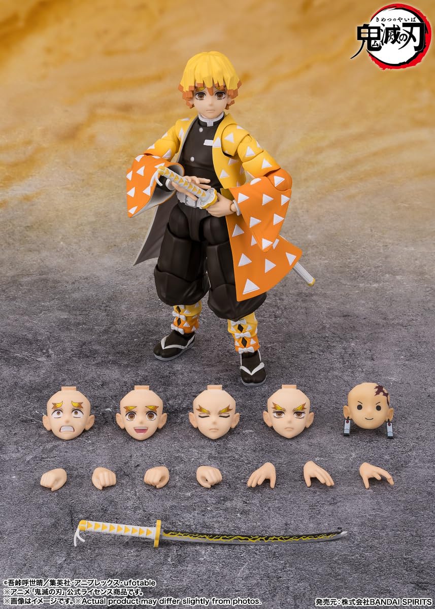 Bonus Tanjiro facial parts extend Zenitsu display ideas