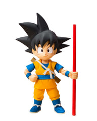 TAMASHII NATIONS Dragon Ball DAIMA Son Goku mini figure front view, display-ready pose