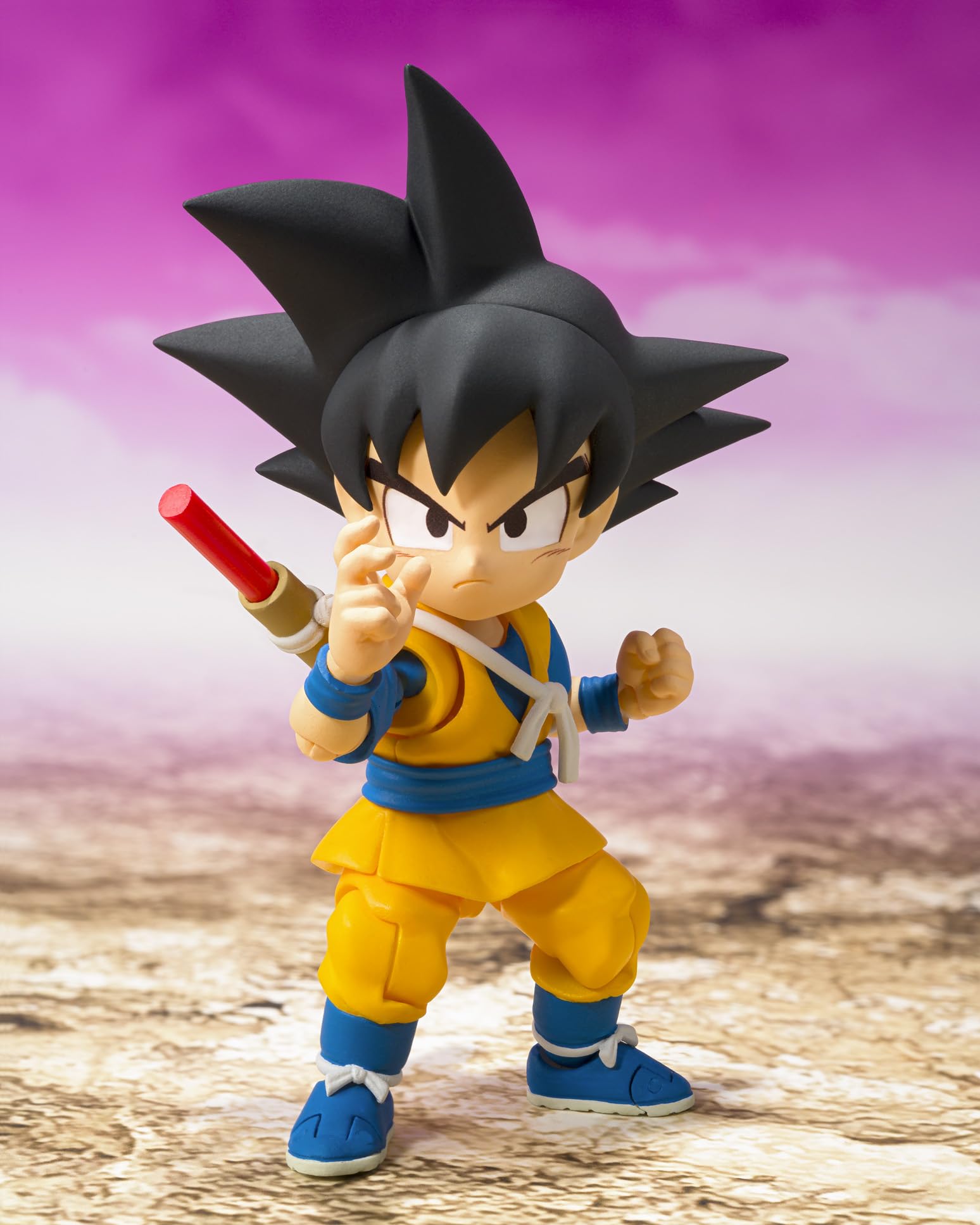 TAMASHII NATIONS Dragon Ball DAIMA Son Goku mini figure Nyoi stick accessory