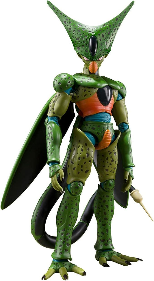 Tamashii Nations Cell First Form main body for dynamic display and posing.