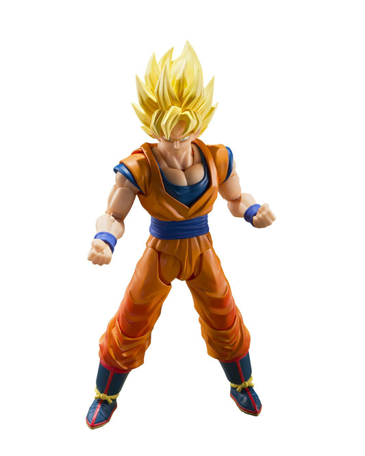 Tamashii Nations Dragon Ball Z Son Goku main body for dynamic display.