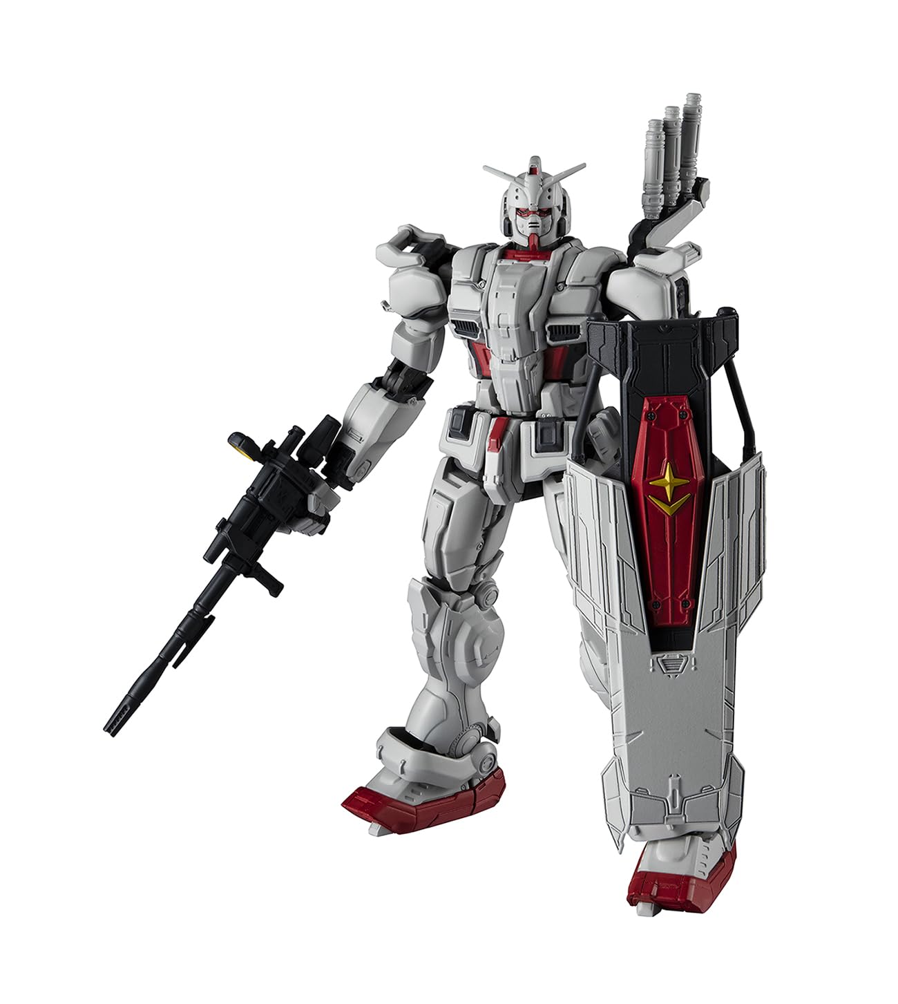 TAMASHII NATIONS Gundam EX front view for a striking display piece.