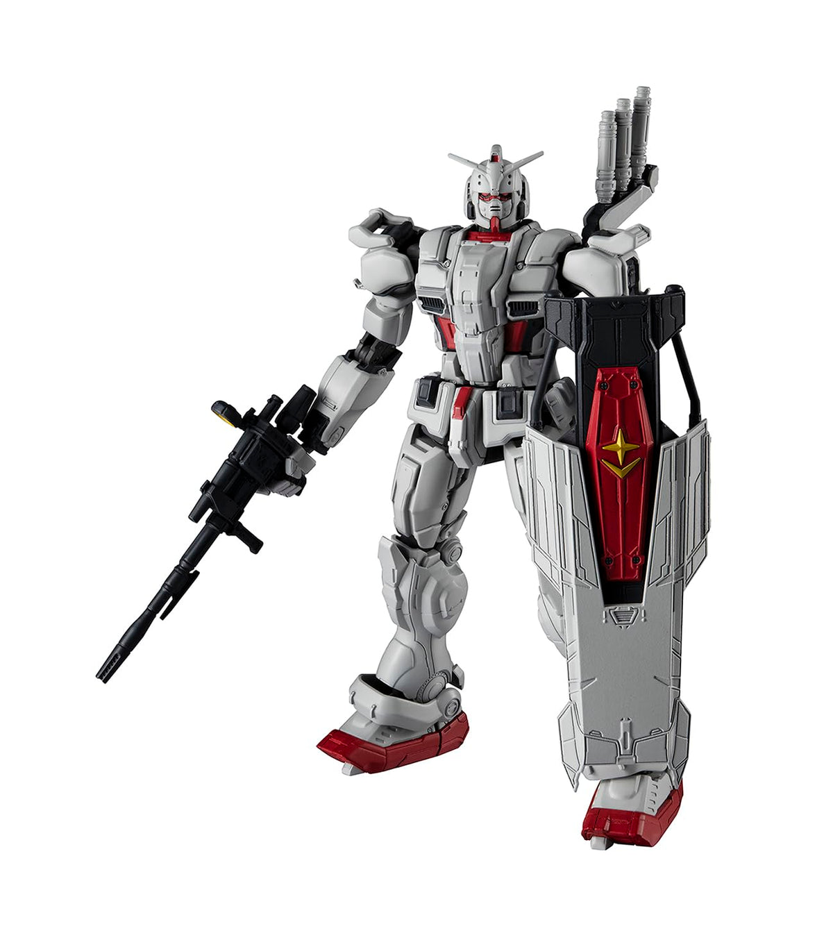 TAMASHII NATIONS Gundam EX front view for a striking display piece.