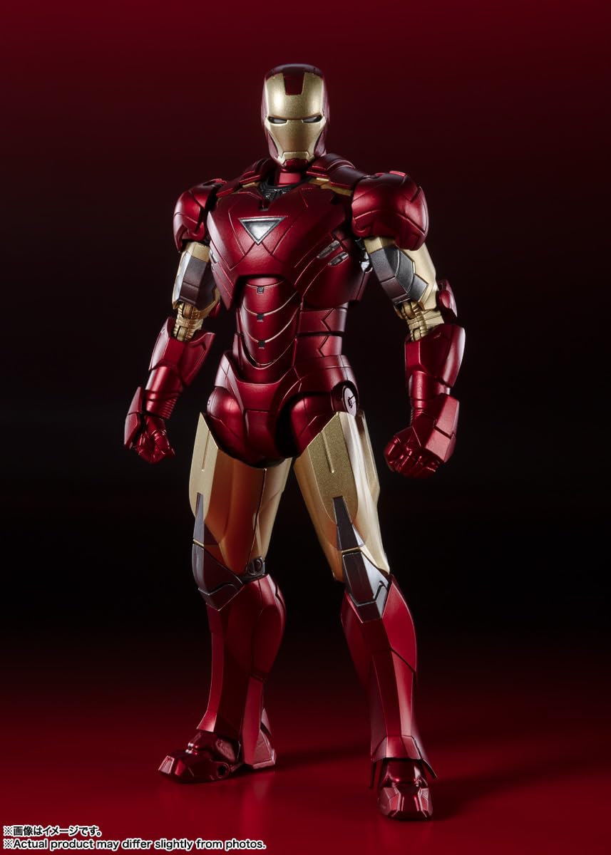 TAMASHII NATIONS Iron Man Mark 6 wrist parts for action posing versatility