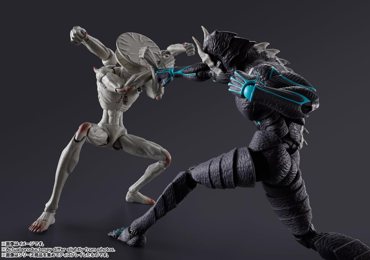 Tamashii Nations Kaiju No. 9 S.H.Figuarts packaging front highlights details.