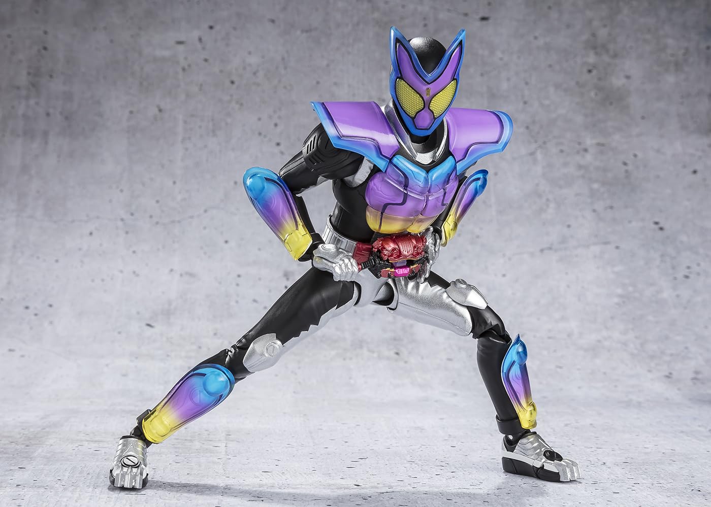 Tamashii Nations Gavv movable hips support high-leg action.