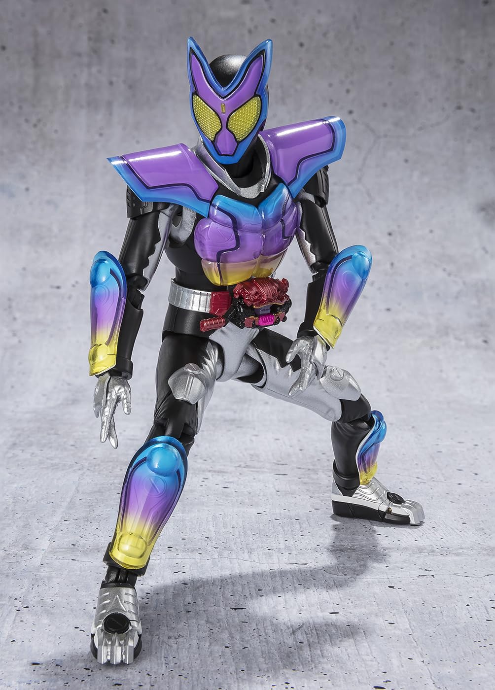 Tamashii Nations Gavv wide joints enable expressive kick poses.