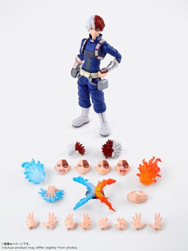 Tamashii Nations Todoroki pose display stand provides stable, versatile presentation.