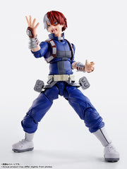 Tamashii Nations Todoroki replacement facial parts offer varied expressions for display variety.