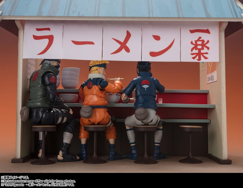 Tamashii Nations Naruto ramen set tableware parts finish the Ichiraku scene