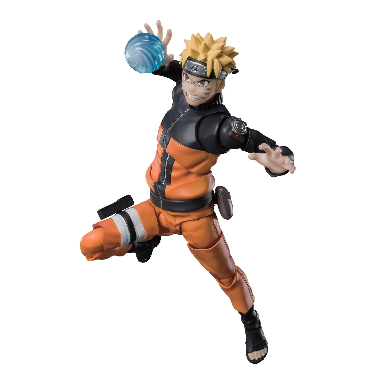 TAMASHII NATIONS Naruto Uzumaki SH Figuarts figure in dynamic battle pose for display