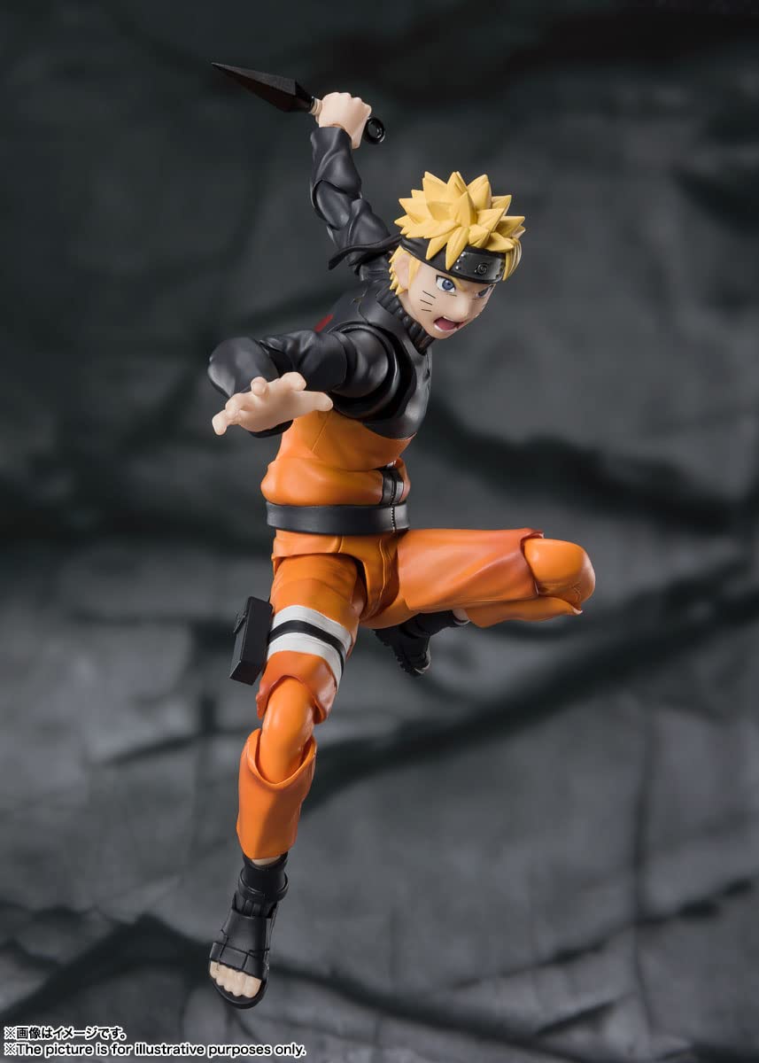 TAMASHII NATIONS Naruto Uzumaki SH Figuarts figure with crossed-arm parts for iconic scenes