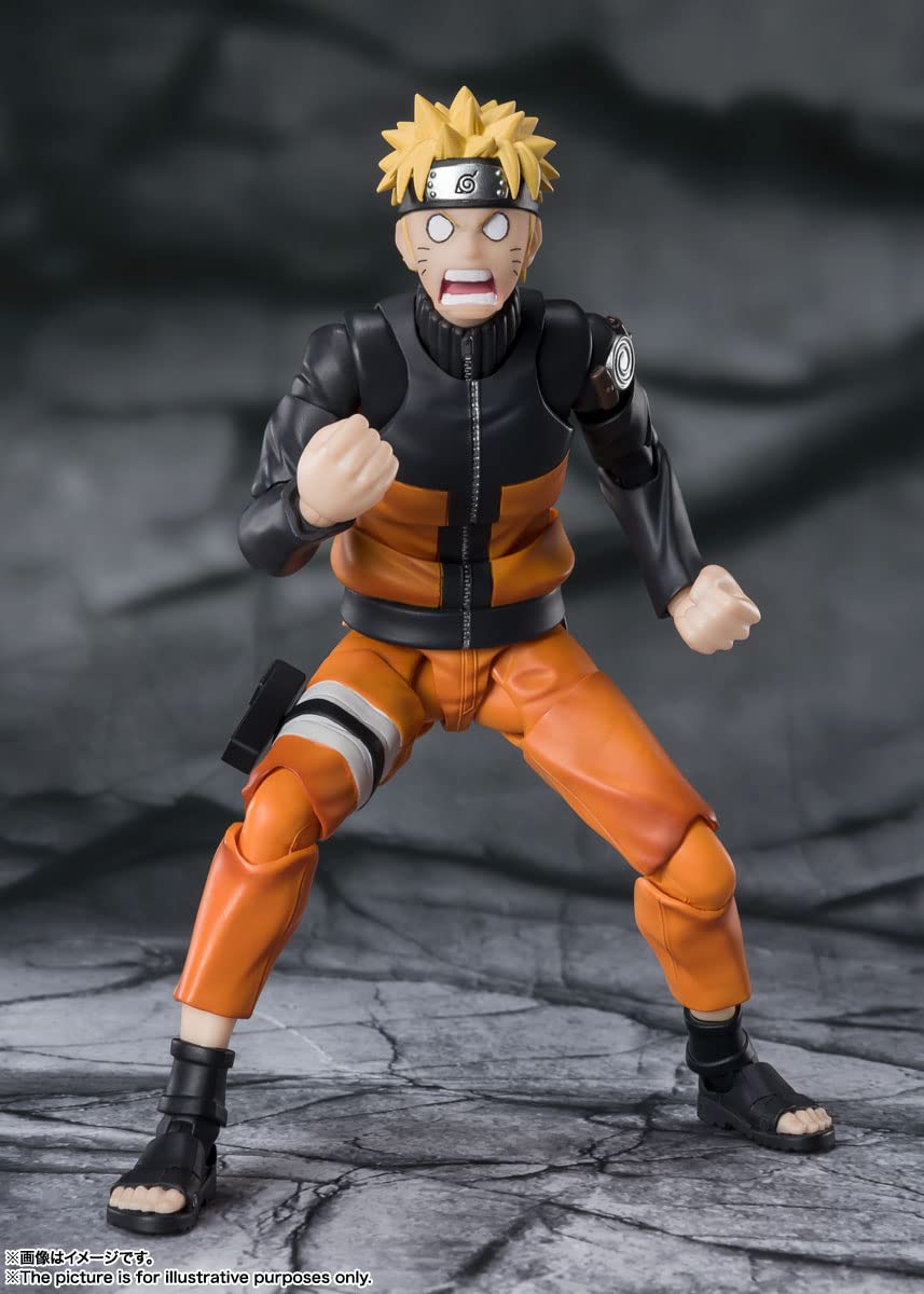 TAMASHII NATIONS Naruto Uzumaki SH Figuarts figure ready for shelf display