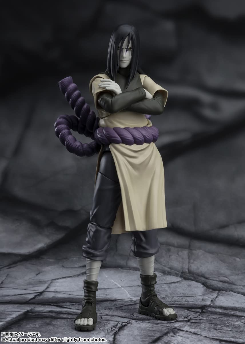 Orochimaru figure featuring Hidden Shadow Snake Hands for scene recreation.