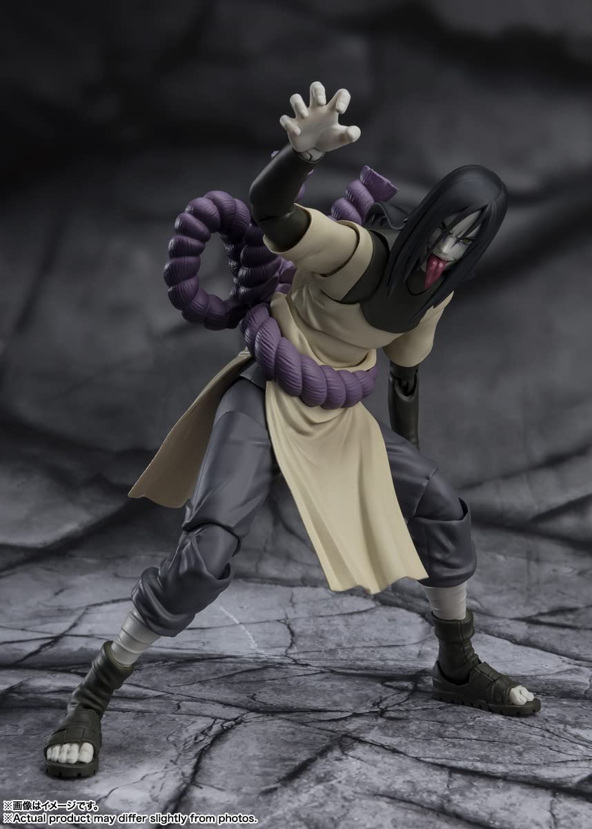 Main body of Orochimaru ready for poseable display options.