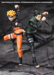 Tamashii Nations Shikamaru Nara set contents show full figure and accessories.