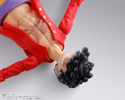 Tamashii Nations Gear5 Luffy action pose for dynamic scenes