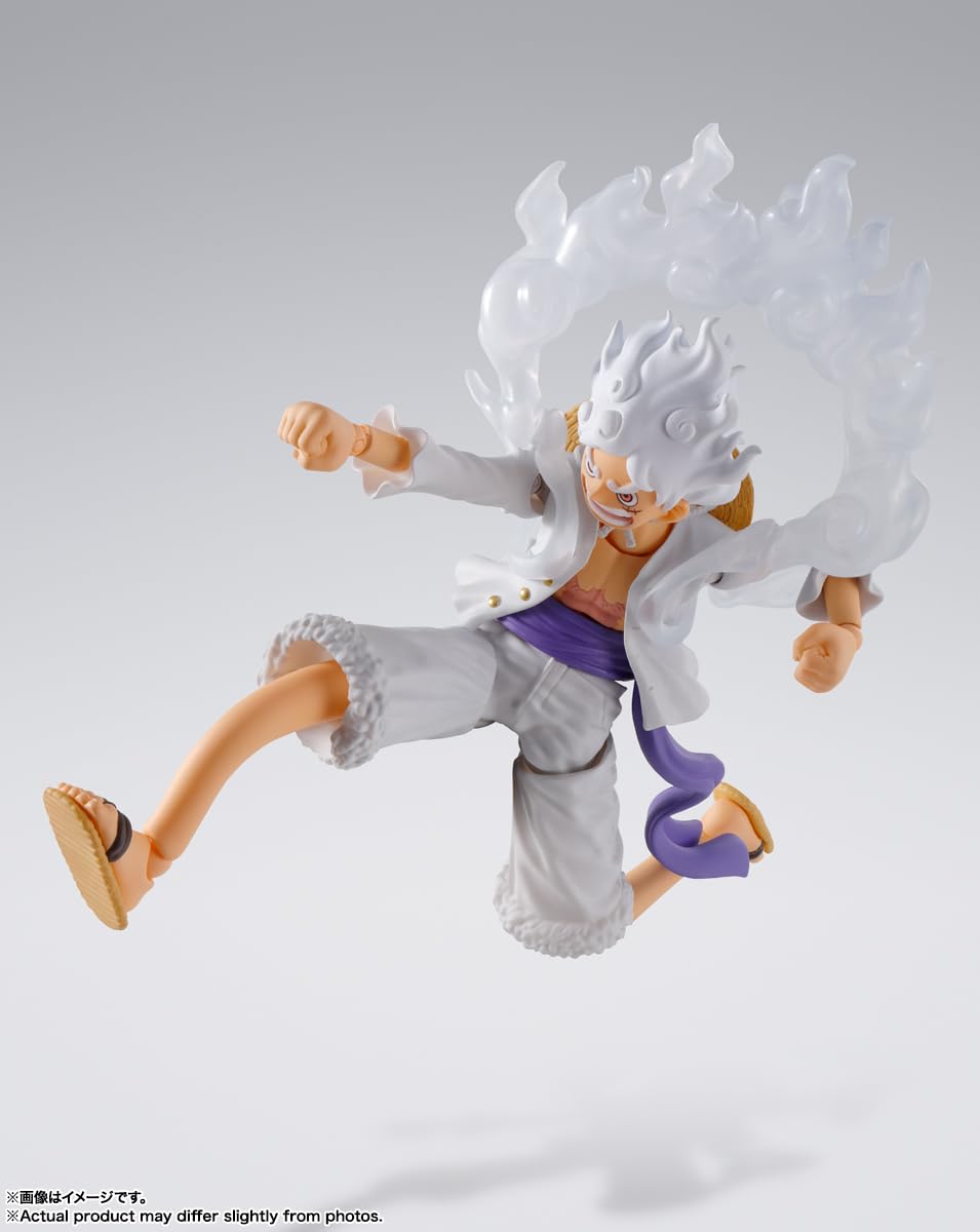 Tamashii Nations Gear5 Luffy determined expression for dramatic moments