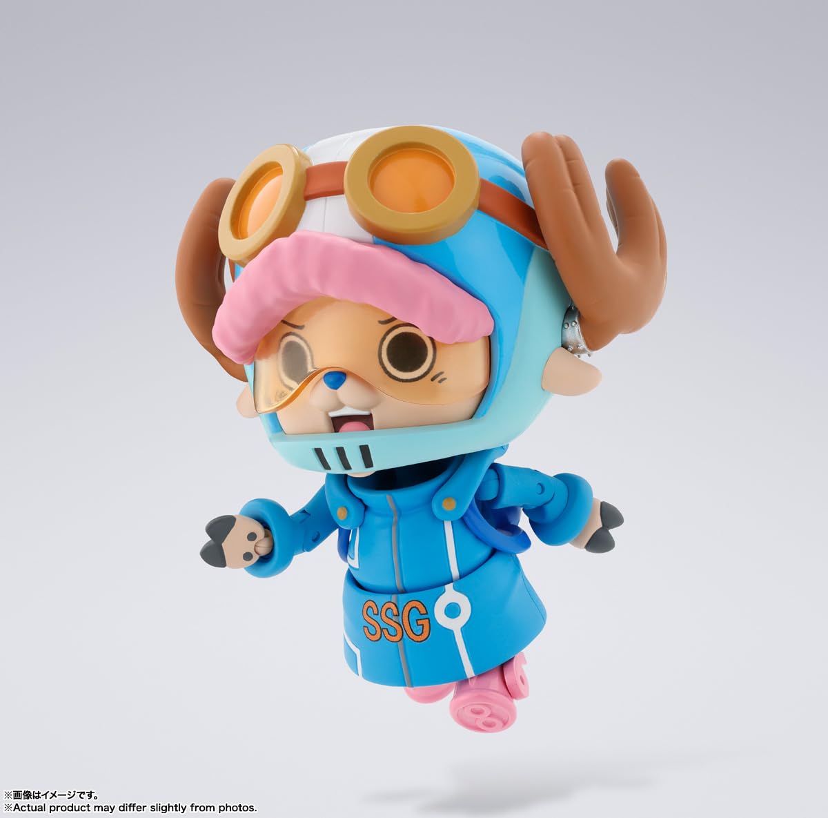 Tamashii Nations bonus Luffy facial parts for Future Island Egghead set.