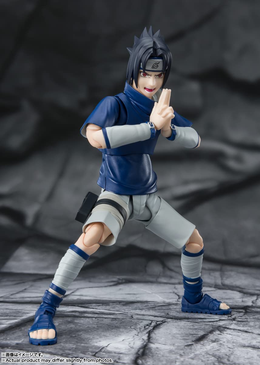 Fire Style effect accessory with Sasuke figure base for display