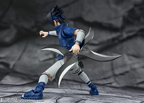 Included weapons and accessories for Sasuke figure