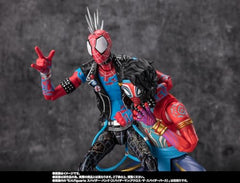 TAMASHII NATIONS Spider-Man India S.H.Figuarts movie-accurate suit detailing.