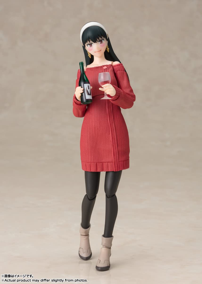 Tamashii Nations Yor Forger wine accessories for themed dioramas