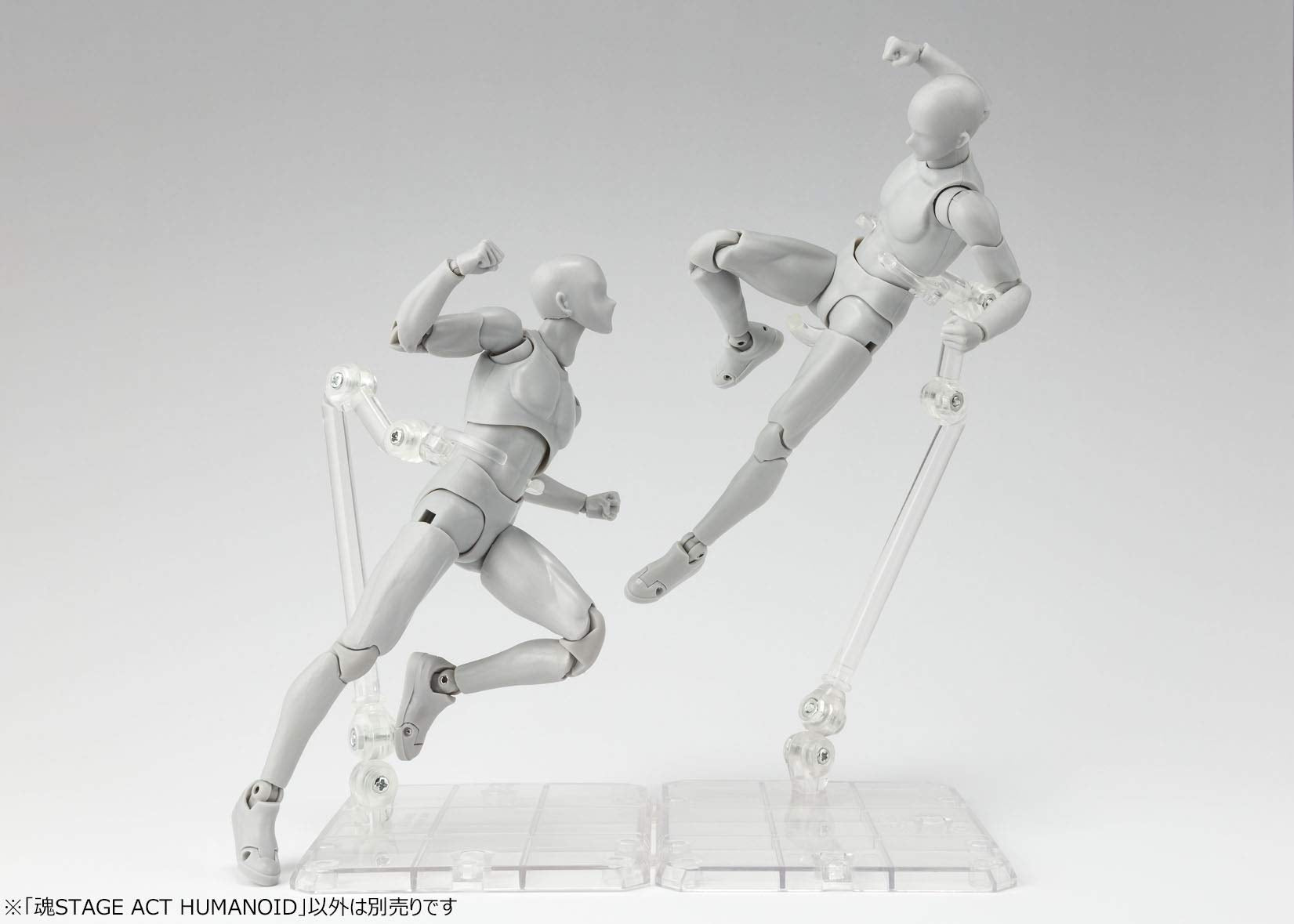 Tamashii Nations Stage Act. 4 triple-clip base enables versatile mounting.