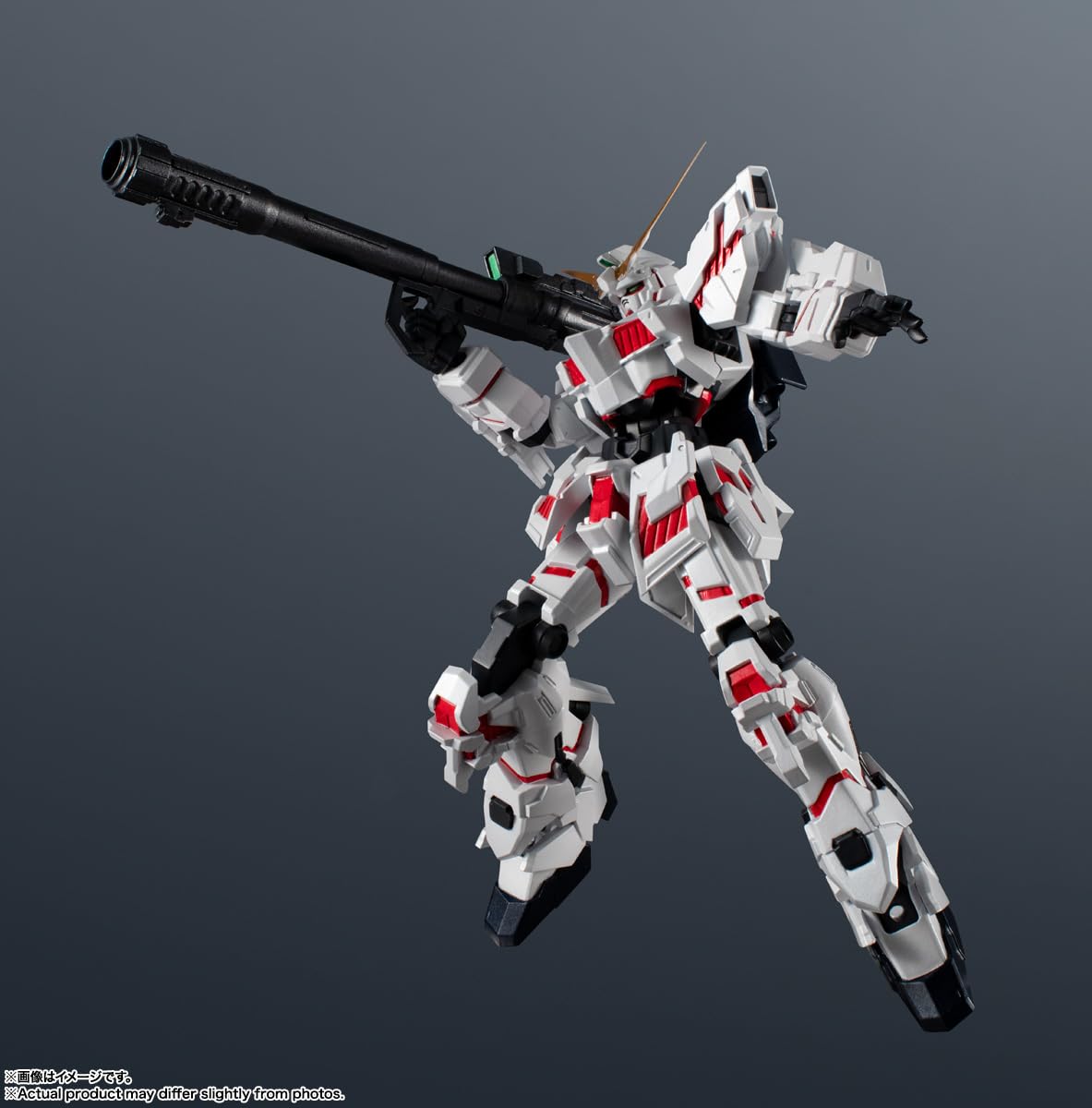 Tamashii Nations Unicorn Renewal joint set supports stable articulation.