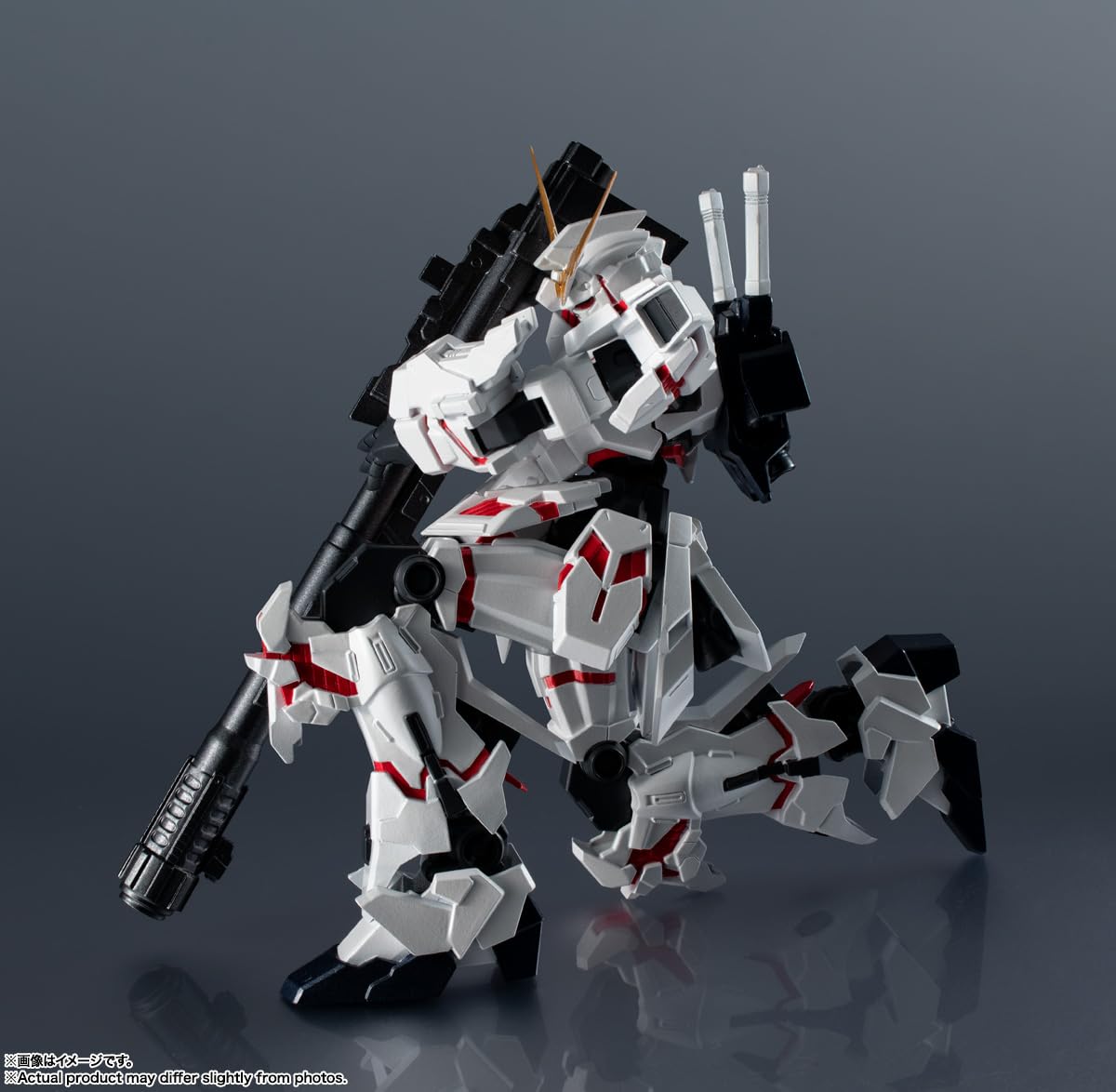Tamashii Nations Unicorn Renewal shield enables authentic defensive stances.