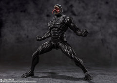 TAMASHII NATIONS Venom Last Dance back tentacles add dynamic attack-ready silhouette.