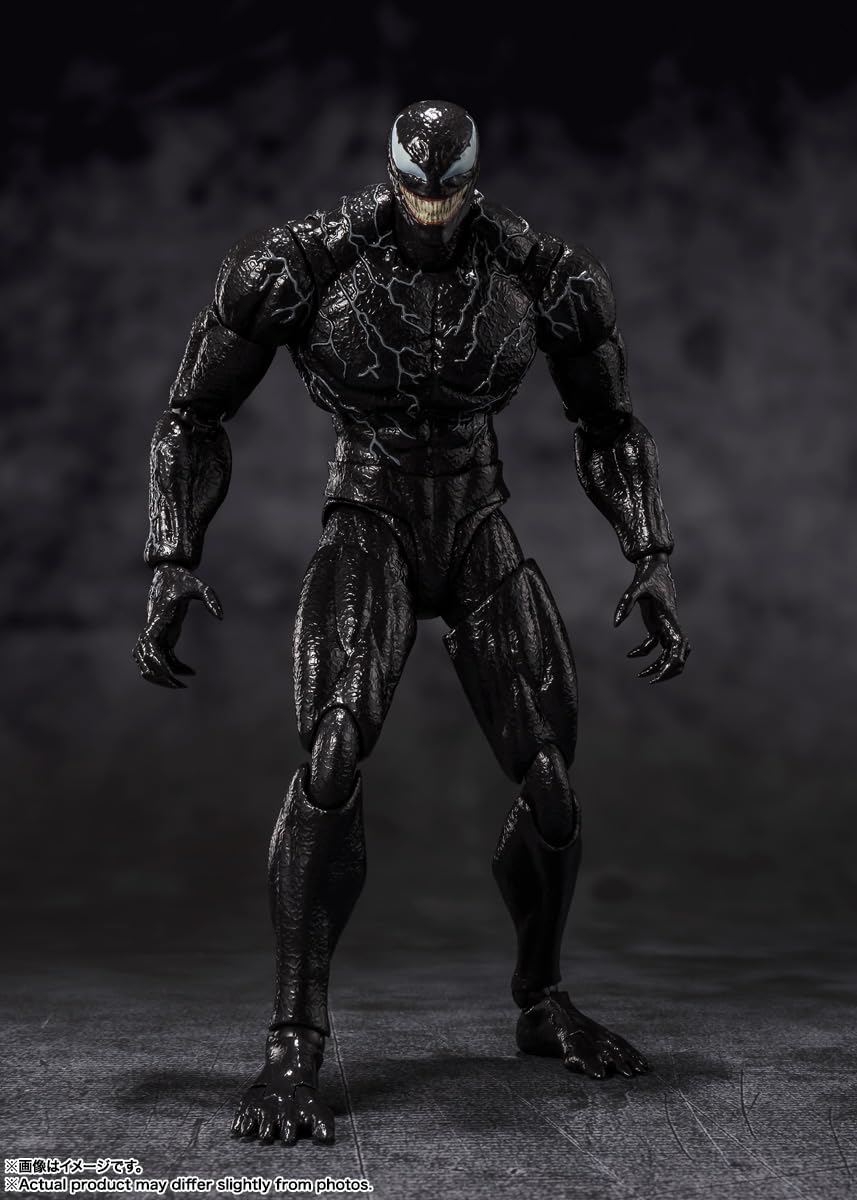TAMASHII NATIONS Venom Last Dance replacement head parts offer expression variety.