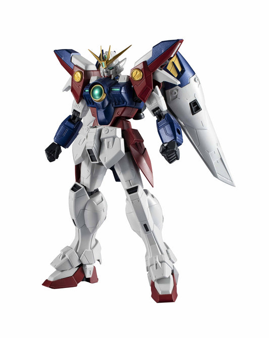 TAMASHII NATIONS Wing Zero Gundam Universe front view shows detailed sculpt and pose options.