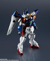 Wing shield accessory demonstrates defensive action poses and display versatility.