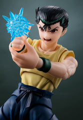 TAMASHII NATIONS Yusuke Urameshi interchangeable head and hair pieces.