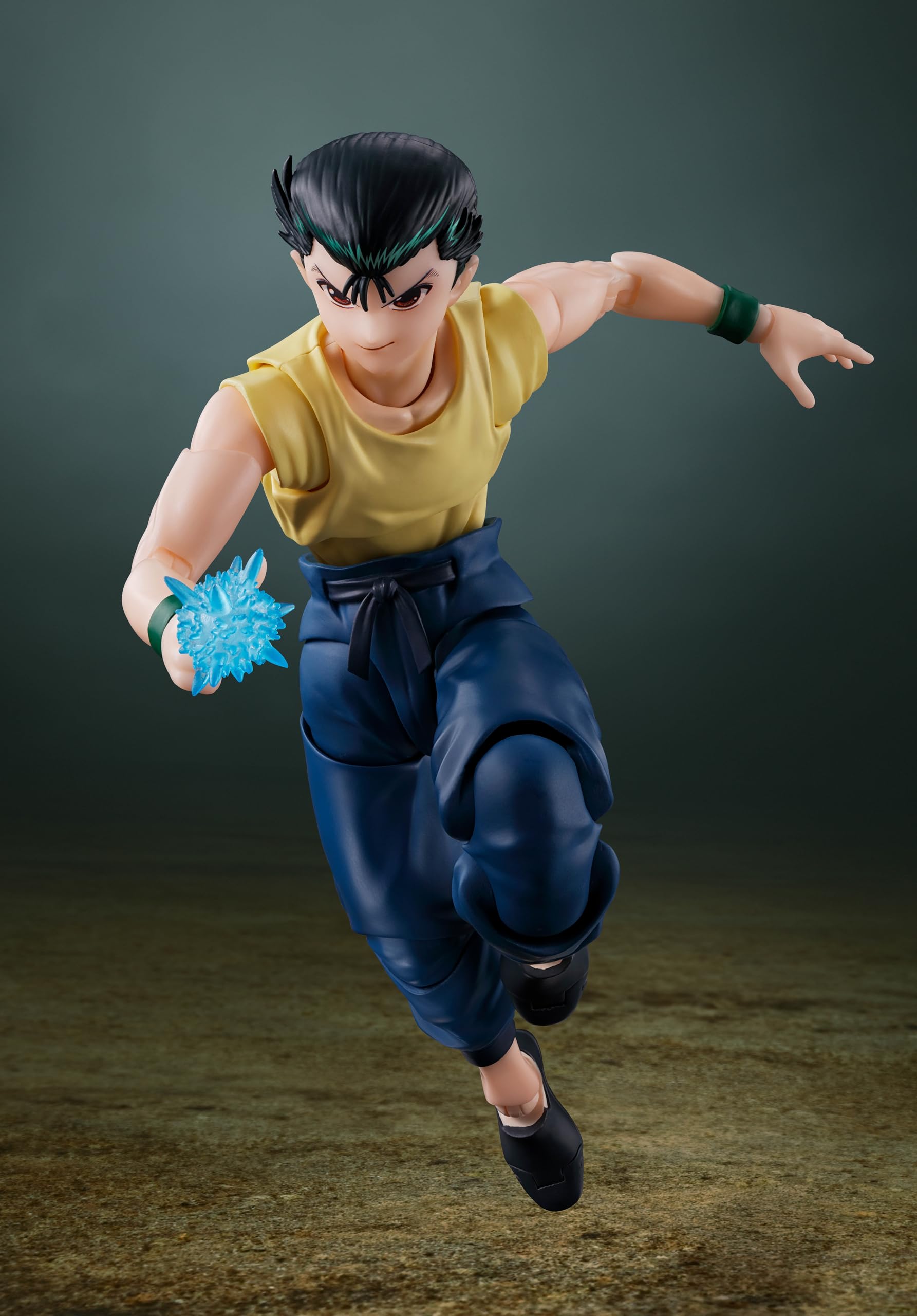 TAMASHII NATIONS Yusuke Urameshi Pooh figure companion for playful display.