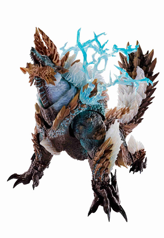 Tamashii Nations Zinogre front view enhances display with poseable details.