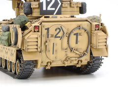 TAMIYA Desert Storm M2A2 Bradley accessories-pack offers extra gear for realistic setup.