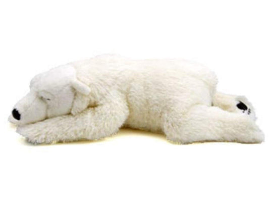 TAMMYFLYFLY Sleep Polar Bear Plush, 14-inch cuddle toy for bedtime comfort.