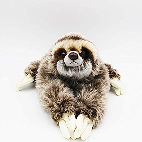 TammyFlyFly sloth plush, 12.5 inches, full view for display and hugs.