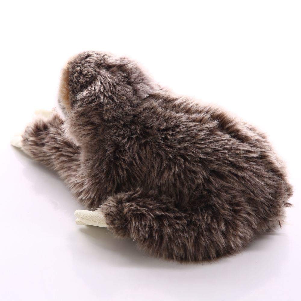 TammyFlyFly sloth plush close-up face, inviting cuddles and soft textures.