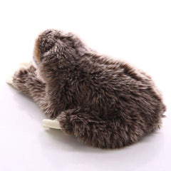 TammyFlyFly sloth plush close-up face, inviting cuddles and soft textures.