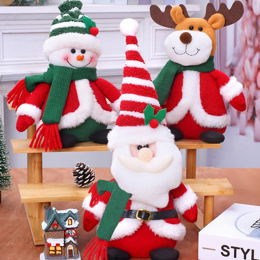 Tanganan Santa plush toy adds festive charm and soft bedtime hugs.
