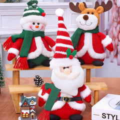 Tanganan Santa plush toy adds festive charm and soft bedtime hugs.